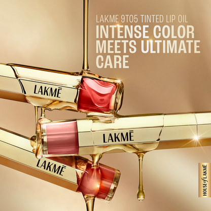 Lakme 9to5 Overtime Shine Tinted Lip Oil - Everyday Nude