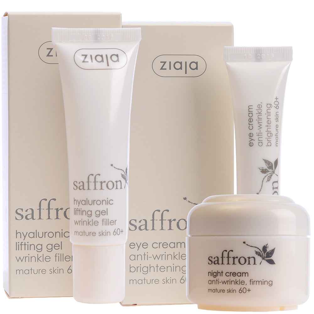 Saffron Bundle: Night Cream, Eye Cream &amp; Lifting Gel
