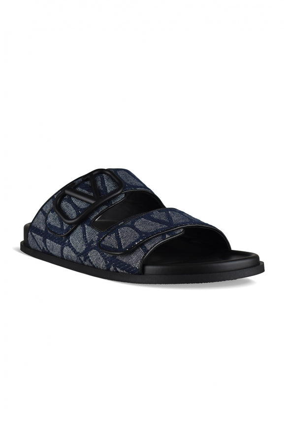 Valentino Garavani Men V Logo Sandals by Luosophy