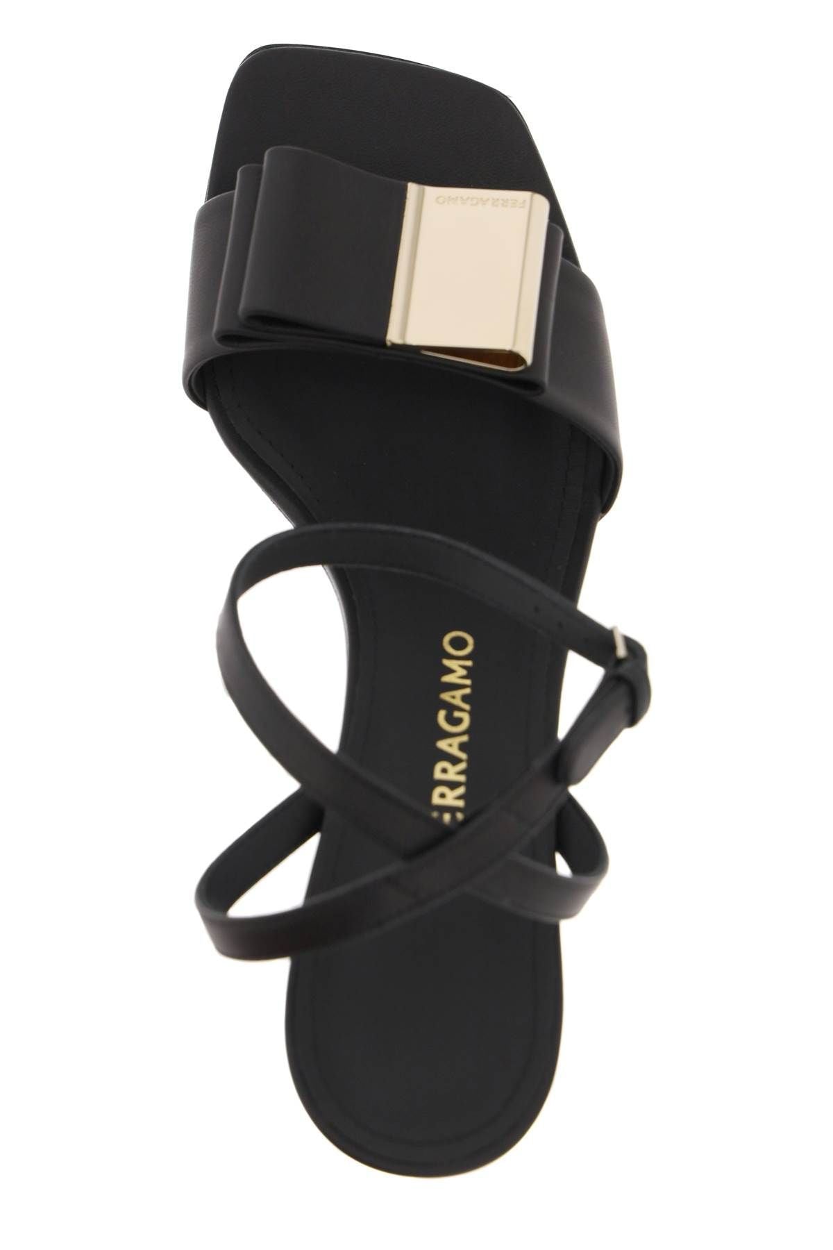 Salvatore Ferragamo Women Sandals With Double Bow by Luosophy