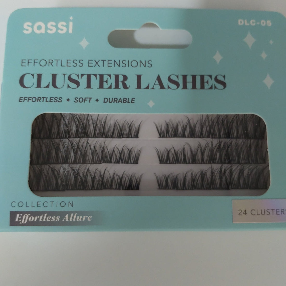 Sassi Cluster Lashes | Effortless Allure | 24 Lash Clusters | Lightweight, Reusable Extensions for Natural-Looking Volume &amp; Length 