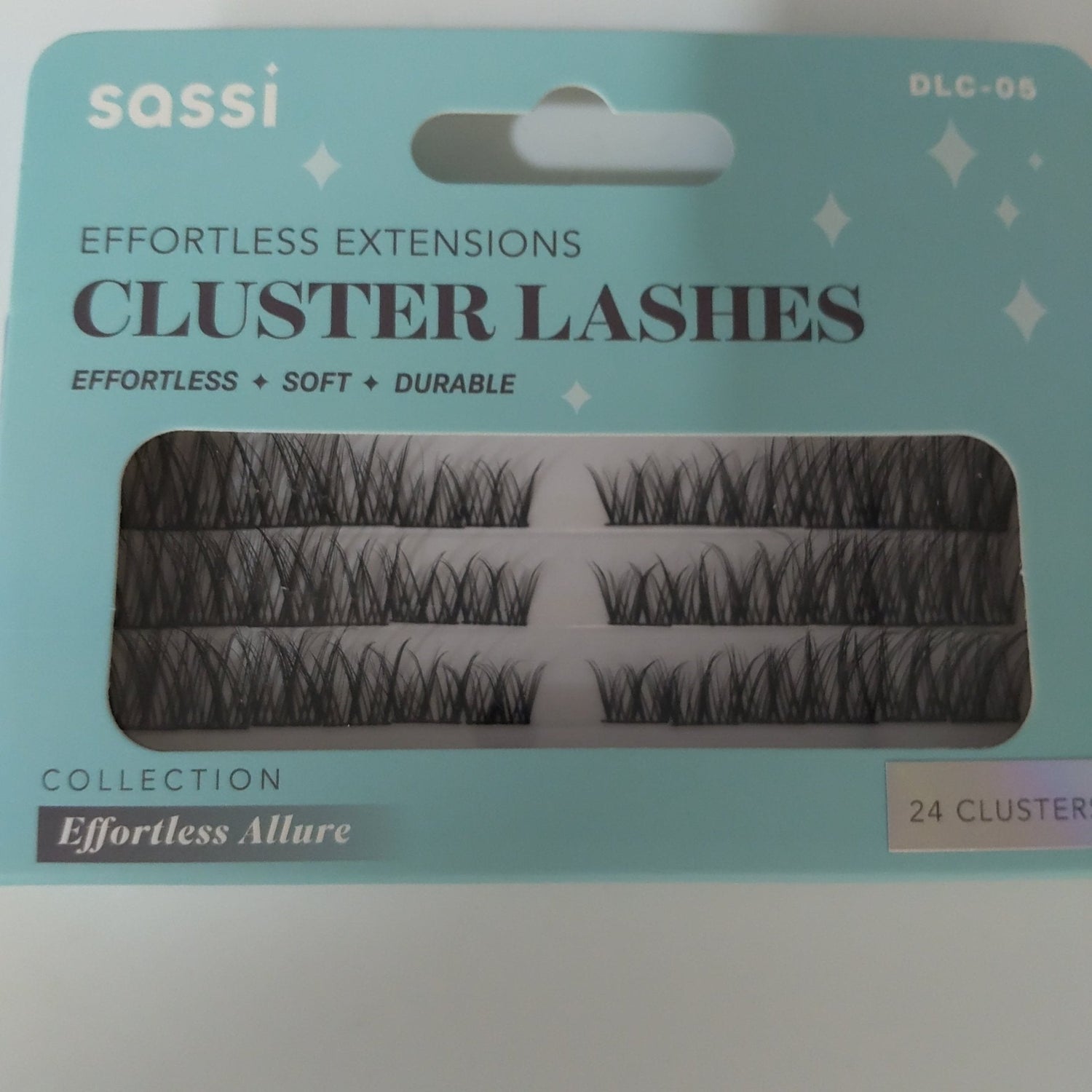 Sassi Cluster Lashes | Effortless Allure | 24 Lash Clusters | Lightweight, Reusable Extensions for Natural-Looking Volume &amp; Length