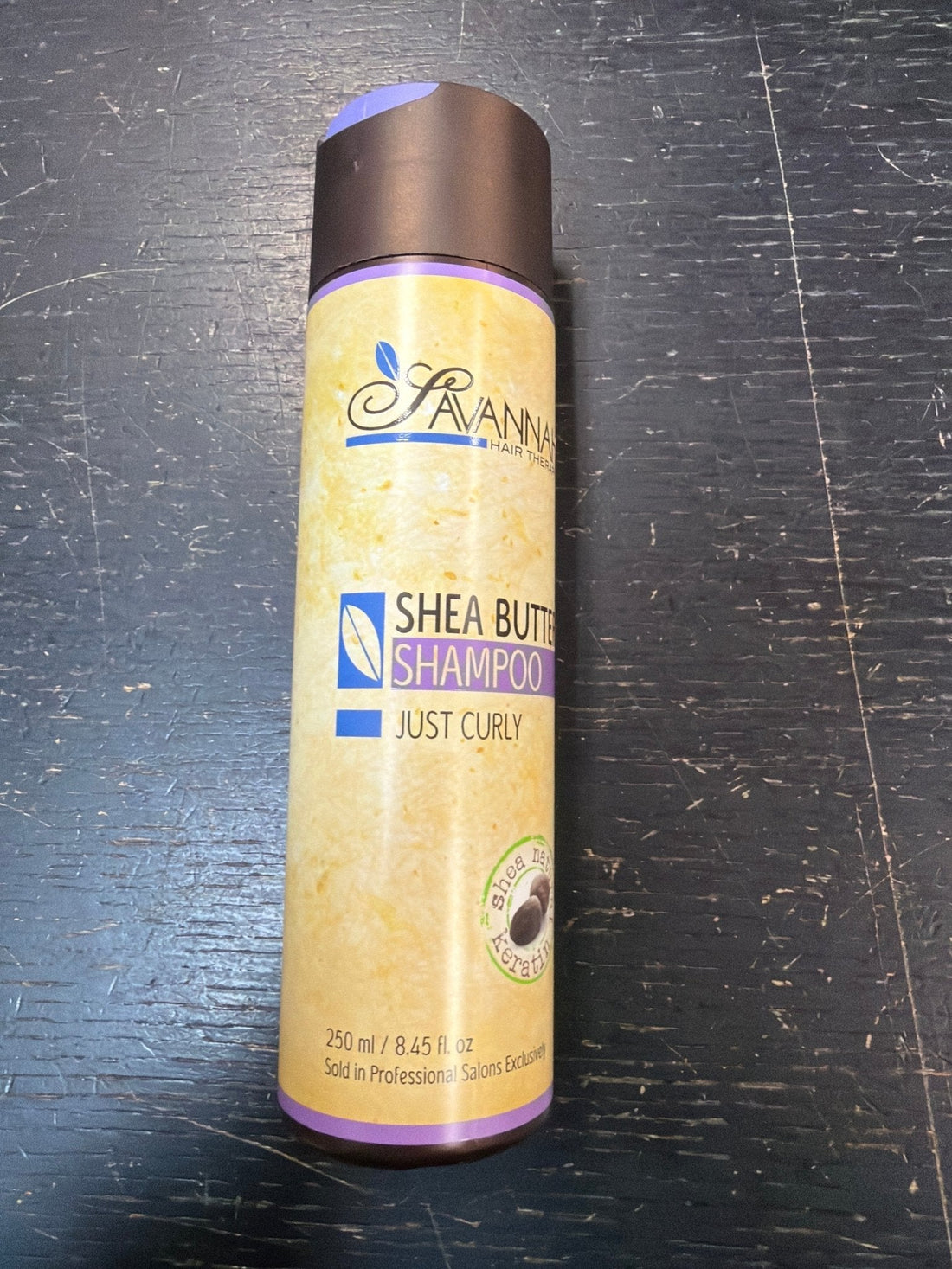 Savannah Hair Therapy Shea Butter Shampoo for Curly Hair, 8.45 oz 