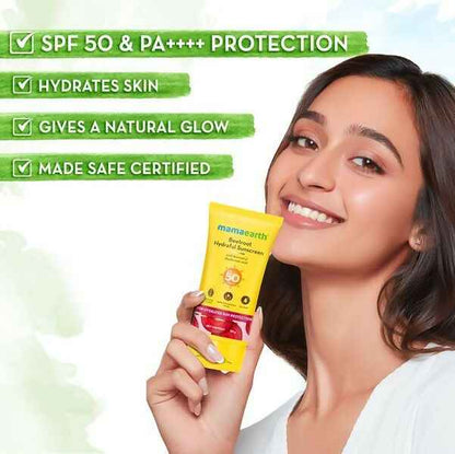 Mamaearth Beetroot Hydraful Sunscreen SPF 50 &amp; PA++++