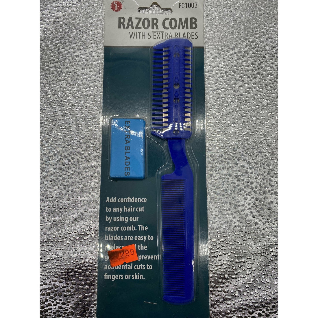 SE Razor Comb with 5 Extra Blades - DestGlow