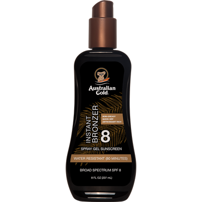 Australian Gold SPF 8 Spray Gel Bronzer 8 fl oz by Pasteur Pharmacy