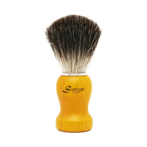 Semogue Pharos-c3 Pure Grey Badger Shaving Brush - Yellow 
