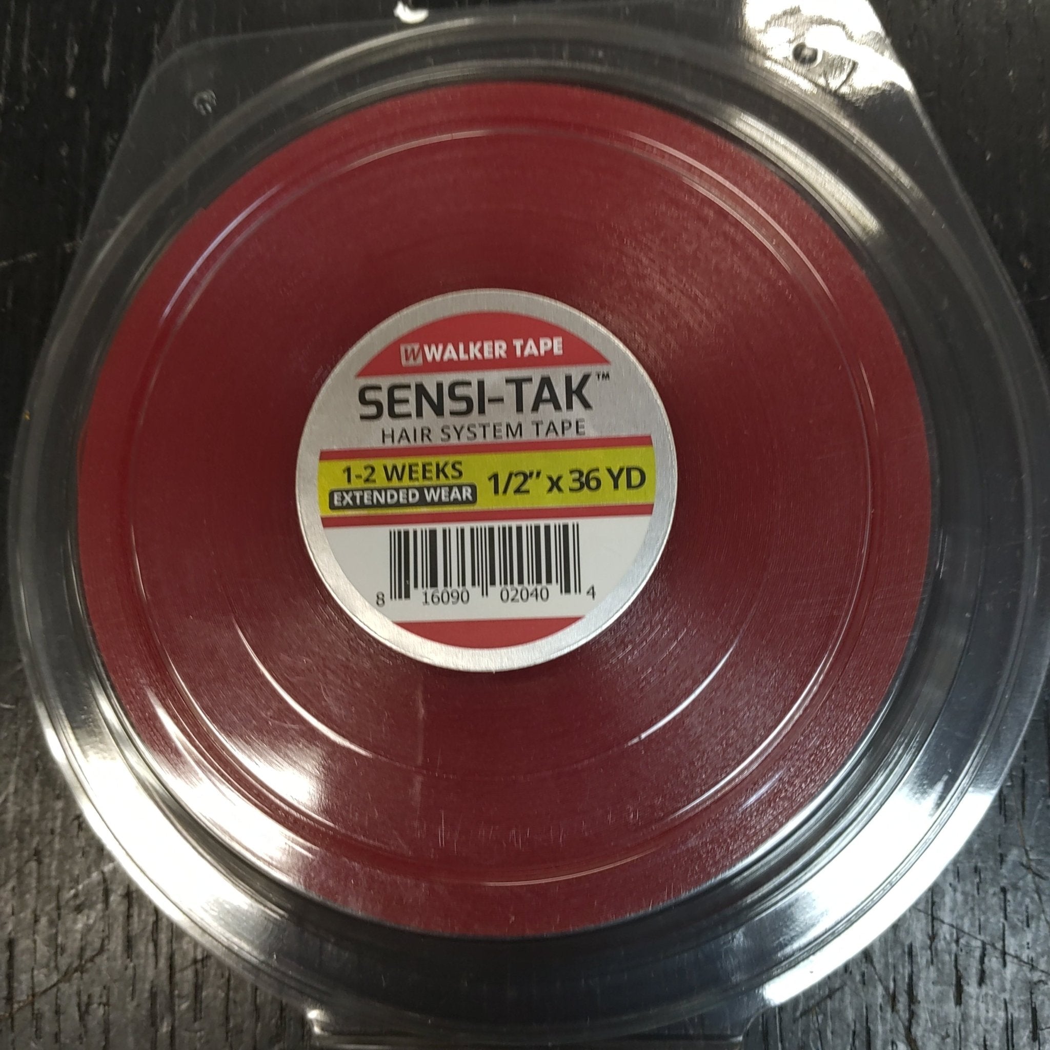 Walker Tape Sensi-Tak Tape Roll, 1/2" x 36 yd