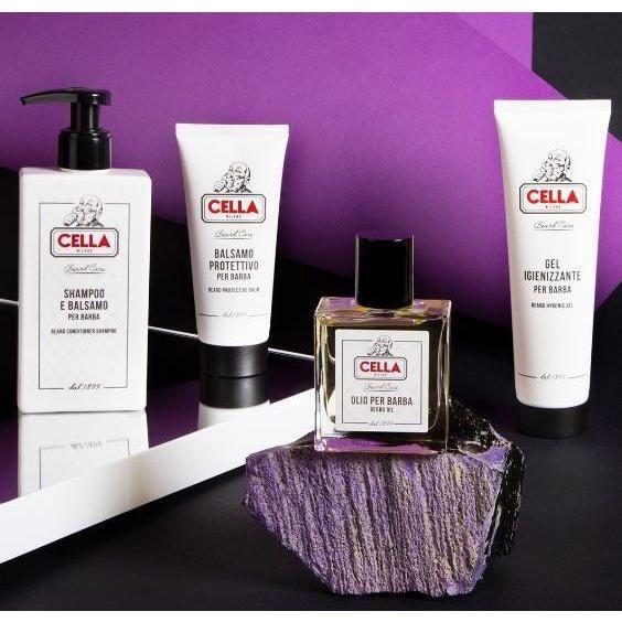Cella Milano Beard Care Set Protective Balm 3.5oz &amp; Sanitising Gel 5.1oz by Pasteur Pharmacy