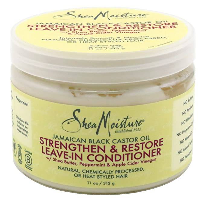SheaMoisture Jamaican Black Castor Oil Leave-In Conditioner 11 oz - DestGlow