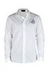Philipp Plein Men Gold Cut Ls Skull Shirt by Luosophy