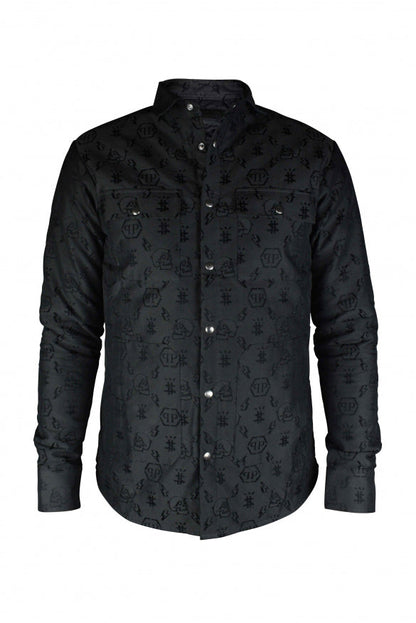 Philipp Plein Men Ls Monogram Shirt by Luosophy
