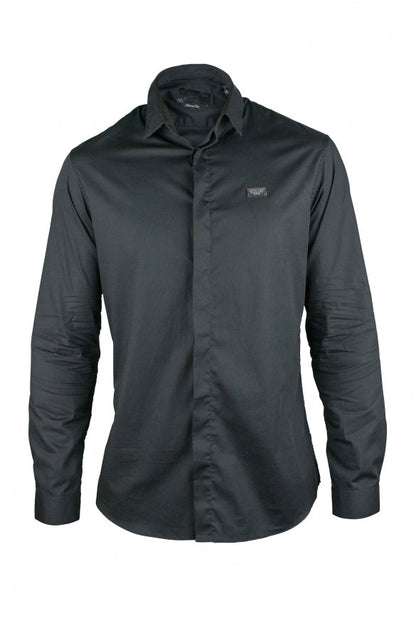 Philipp Plein Men Diamond Cut Ls Iconic Shirt by Luosophy