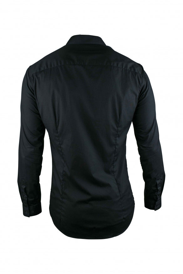 Philipp Plein Men Diamond Cut Ls Iconic Shirt by Luosophy
