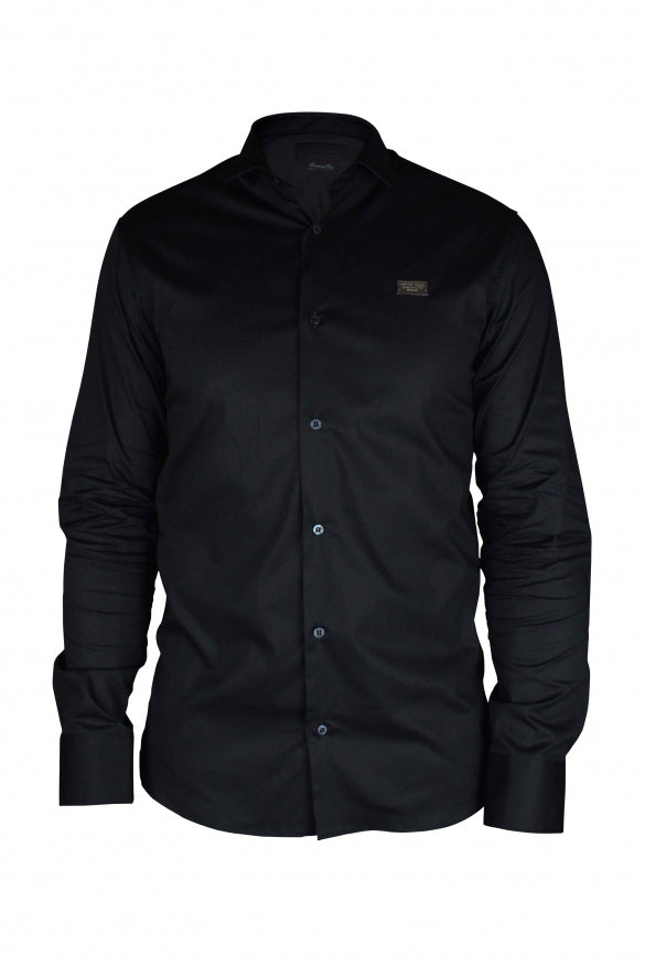 Philipp Plein Men Diamond Cut Ls Iconic Shirt by Luosophy