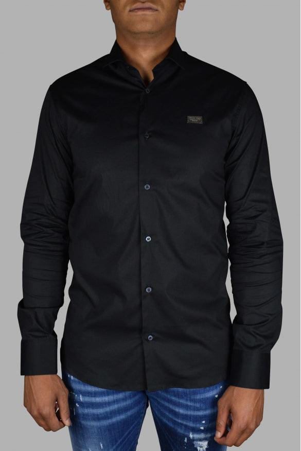 Philipp Plein Men Diamond Cut Ls Iconic Shirt by Luosophy