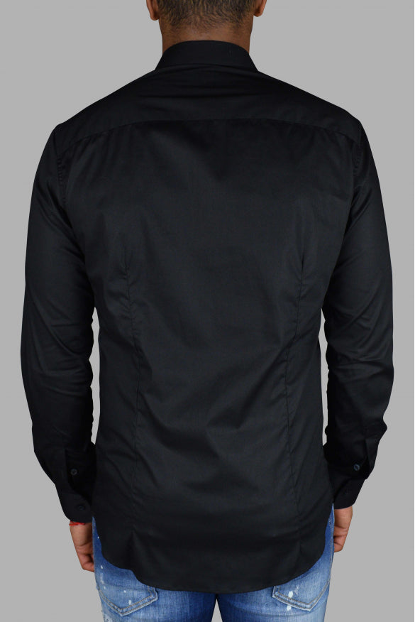 Philipp Plein Men Diamond Cut Ls Iconic Shirt by Luosophy