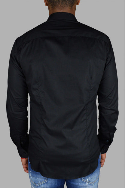 Philipp Plein Men Diamond Cut Ls Iconic Shirt by Luosophy