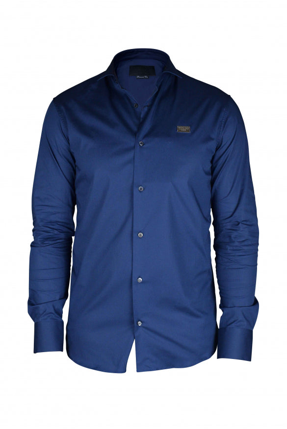 Philipp Plein Men Diamond Cut Ls Iconic Shirt by Luosophy