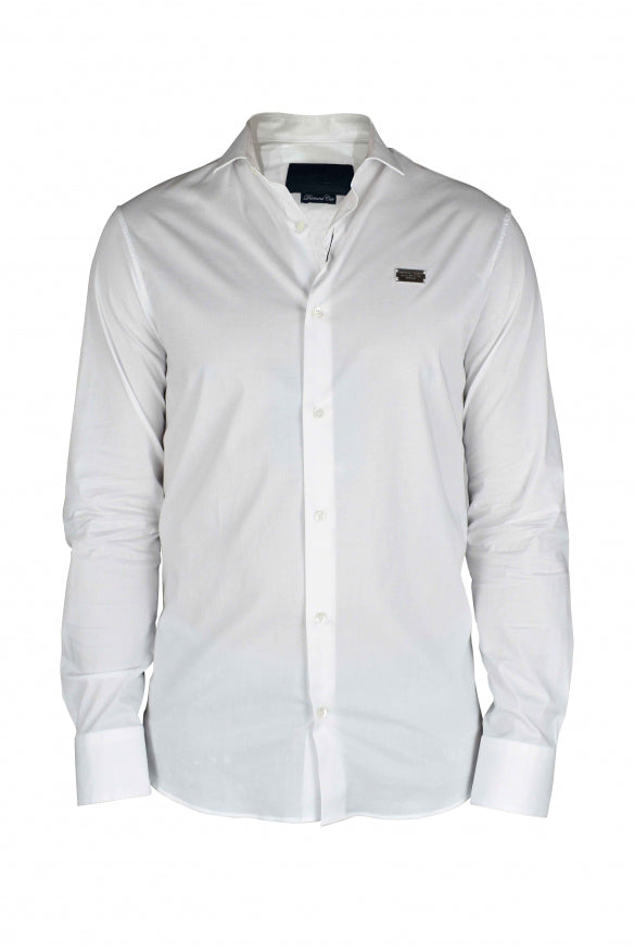 Philipp Plein Men Diamond Cut Ls Iconic Shirt by Luosophy