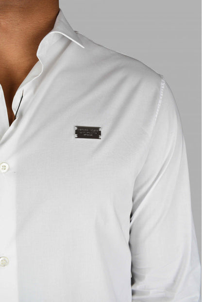 Philipp Plein Men Diamond Cut Ls Iconic Shirt by Luosophy