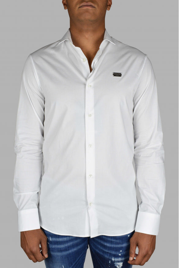 Philipp Plein Men Diamond Cut Ls Iconic Shirt by Luosophy