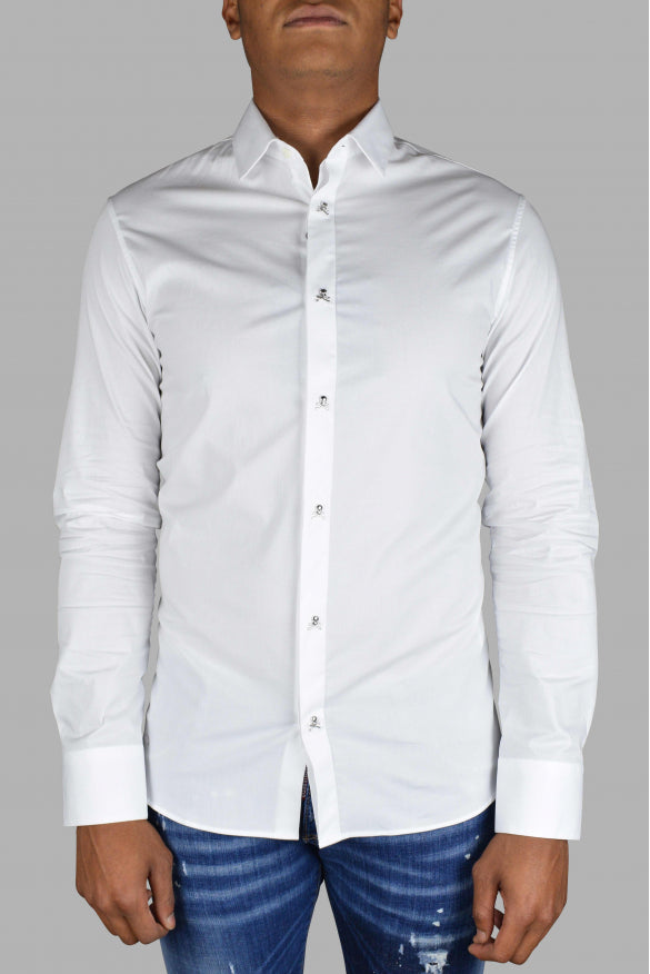 Philipp Plein Men Ls Skull Shirt by Luosophy