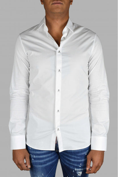Philipp Plein Men Ls Skull Shirt by Luosophy