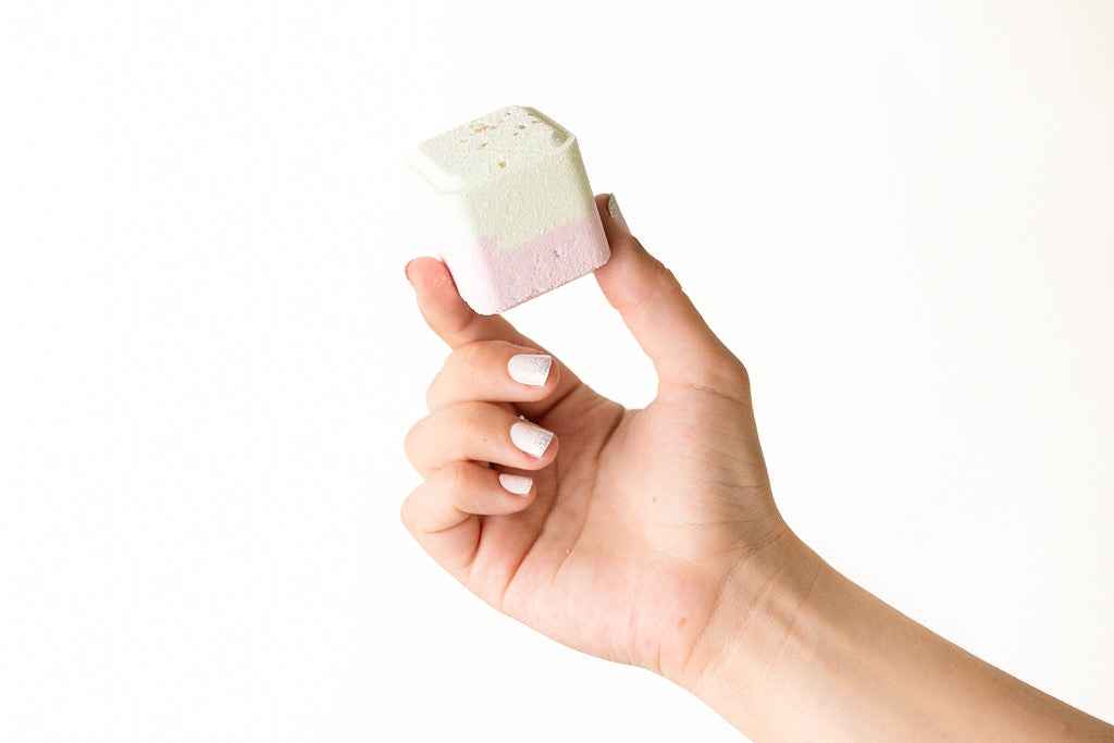 CBD Shower Steamers Gift Set with CBD - 5 Big Fizzies (THC Free)