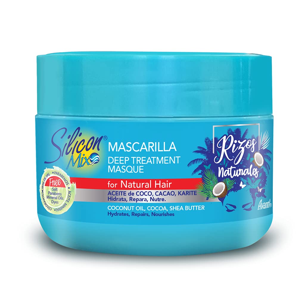 Silicon Mix Rizos Natural Intensive Moisturising Hair Mask for Wavy and Curly Hair - DestGlow