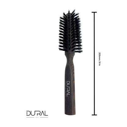 Dural Thermo ash wood half round hair brush with boar bristles - 8 rows by Pasteur Pharmacy