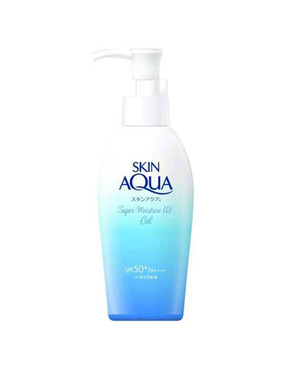 Rohto Skin Aqua UV Super Moisture Gel SPF 50+ PA++++ (With Pump) New Version