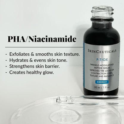 SkinCeuticals P-TIOX Wrinkle-Modulating Peptide Serum - 1 fl oz - DestGlow