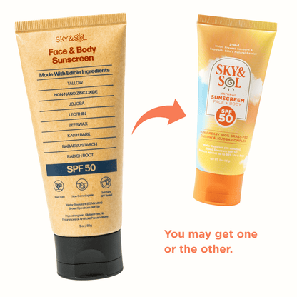 Sky and Sol Face &amp; Body Sunscreen by Sky and Sol