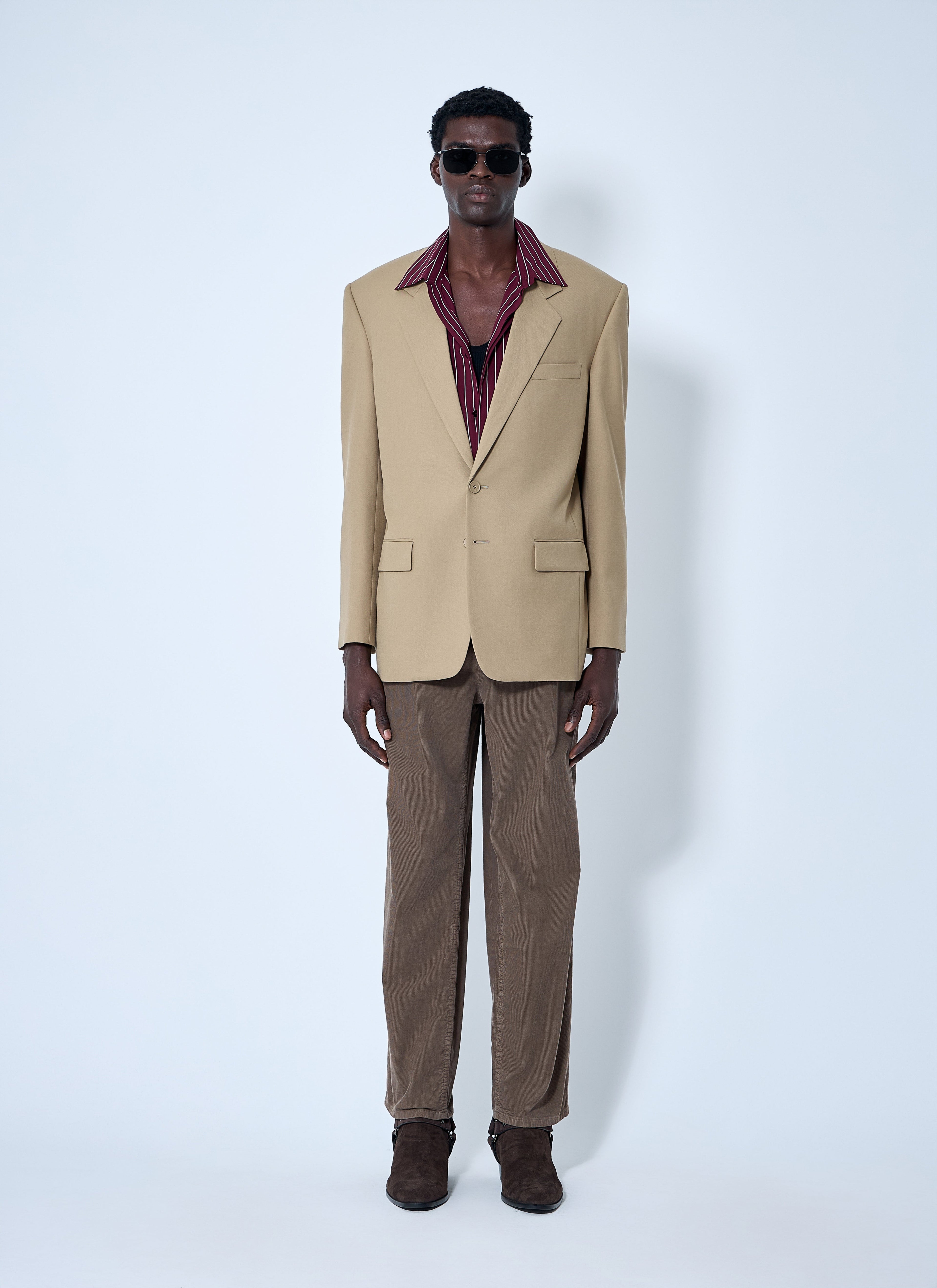 Saint Laurent Men Yves Wool Blazer by Luosophy