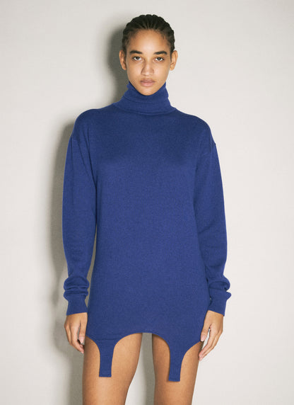 Saint Laurent Women Turtleneck Garter Sweater by Luosophy