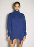 Saint Laurent Women Turtleneck Garter Sweater by Luosophy