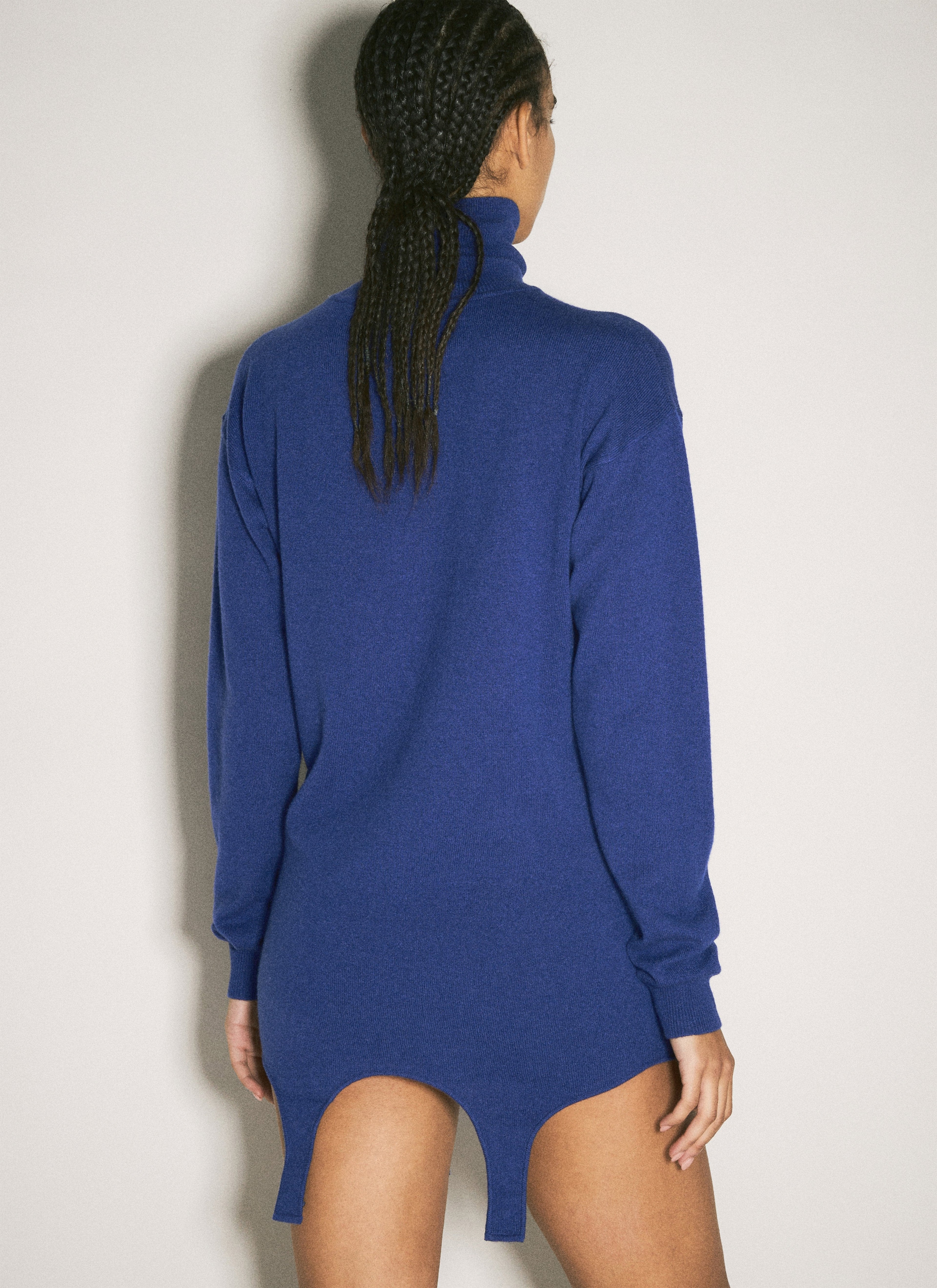 Saint Laurent Women Turtleneck Garter Sweater by Luosophy