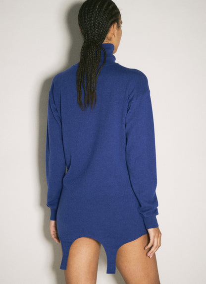 Saint Laurent Women Turtleneck Garter Sweater by Luosophy