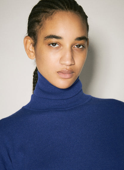 Saint Laurent Women Turtleneck Garter Sweater by Luosophy