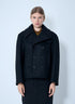 Saint Laurent Women Wool Coat by Luosophy