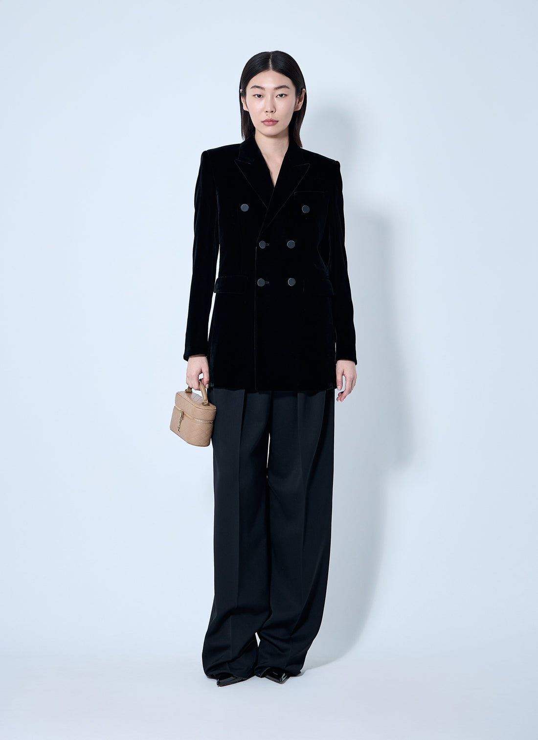 Saint Laurent Women Velvet Blazer by Luosophy