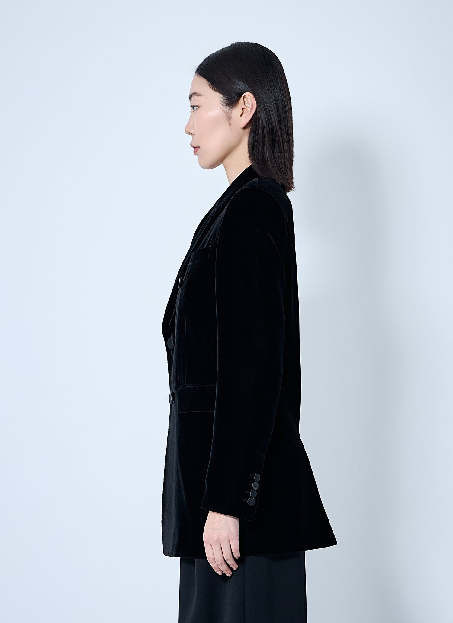 Saint Laurent Women Velvet Blazer by Luosophy