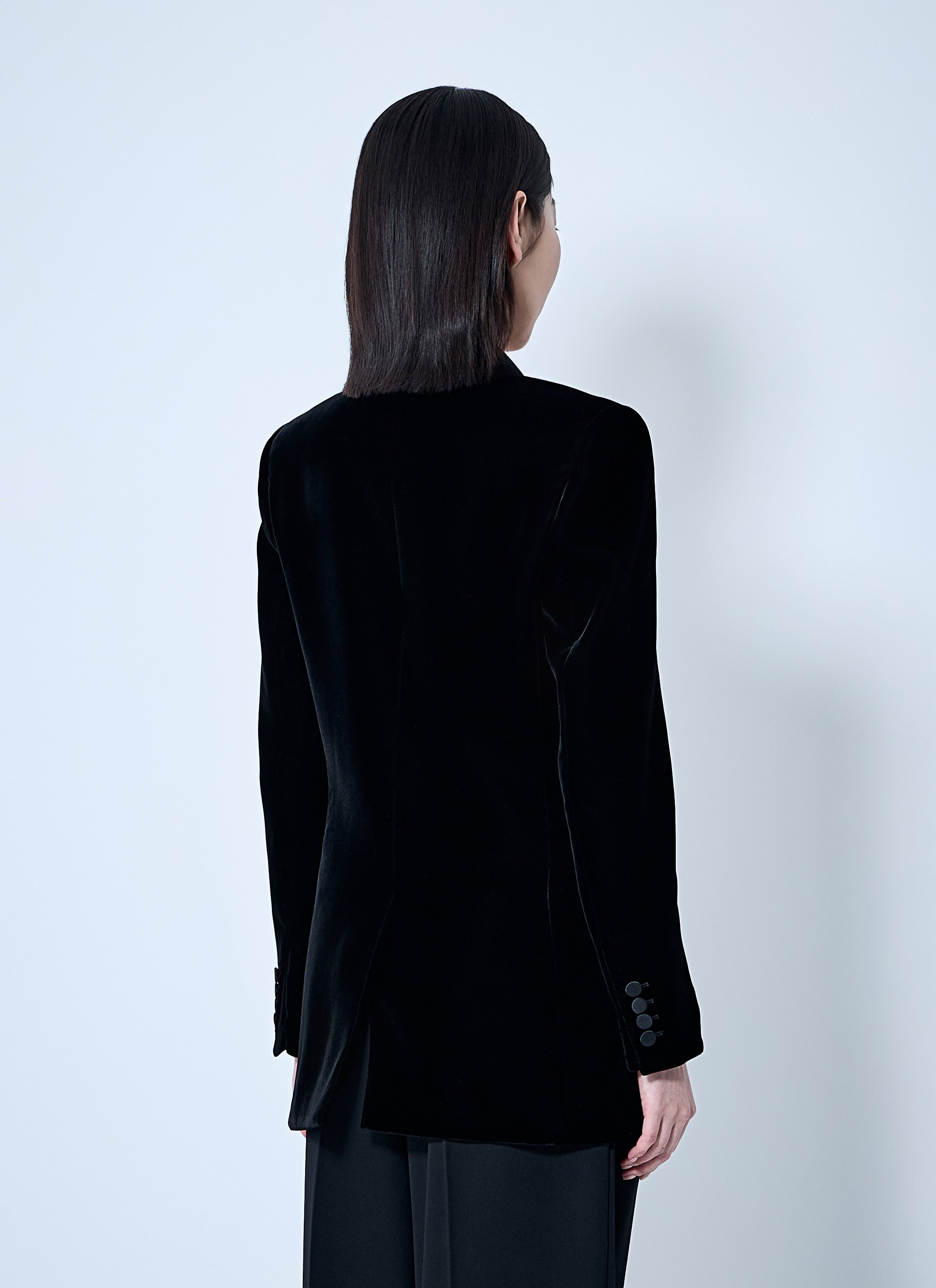 Saint Laurent Women Velvet Blazer by Luosophy