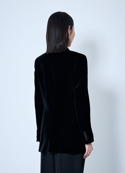 Saint Laurent Women Velvet Blazer by Luosophy