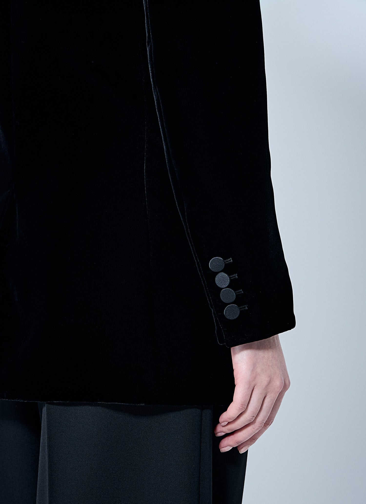 Saint Laurent Women Velvet Blazer by Luosophy