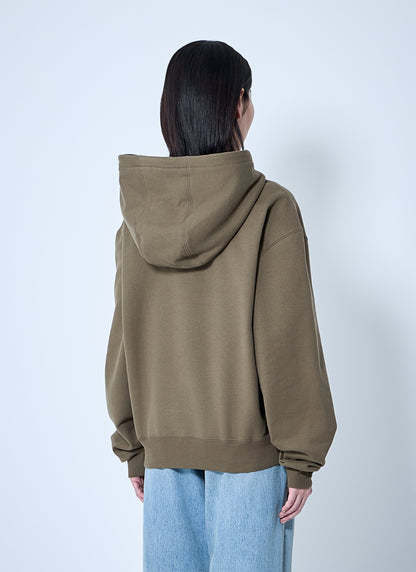 Saint Laurent Women Hooded Logo Motif Sweatshirt by Luosophy