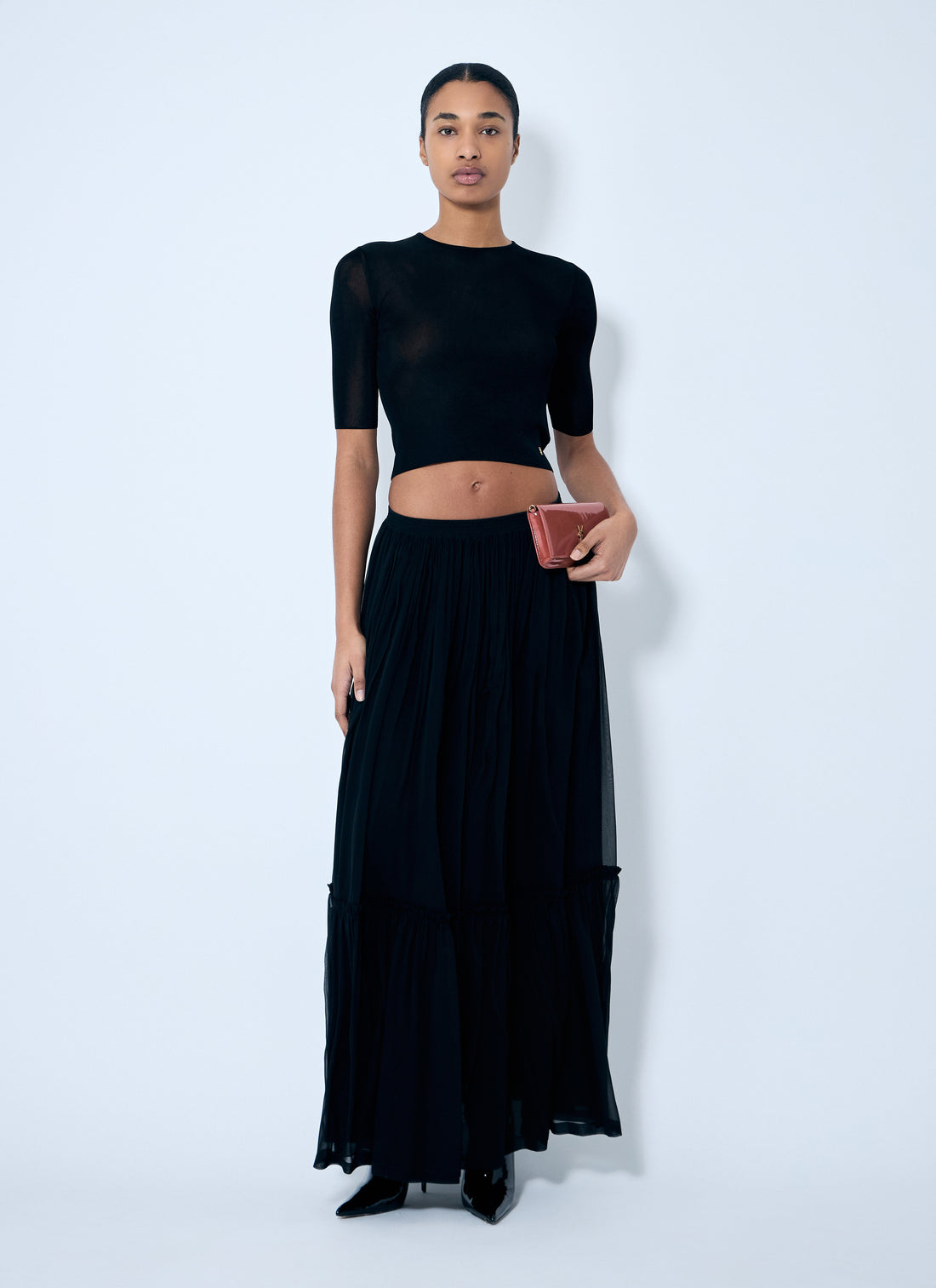 Saint Laurent Women Cassandre Knit Top by Luosophy