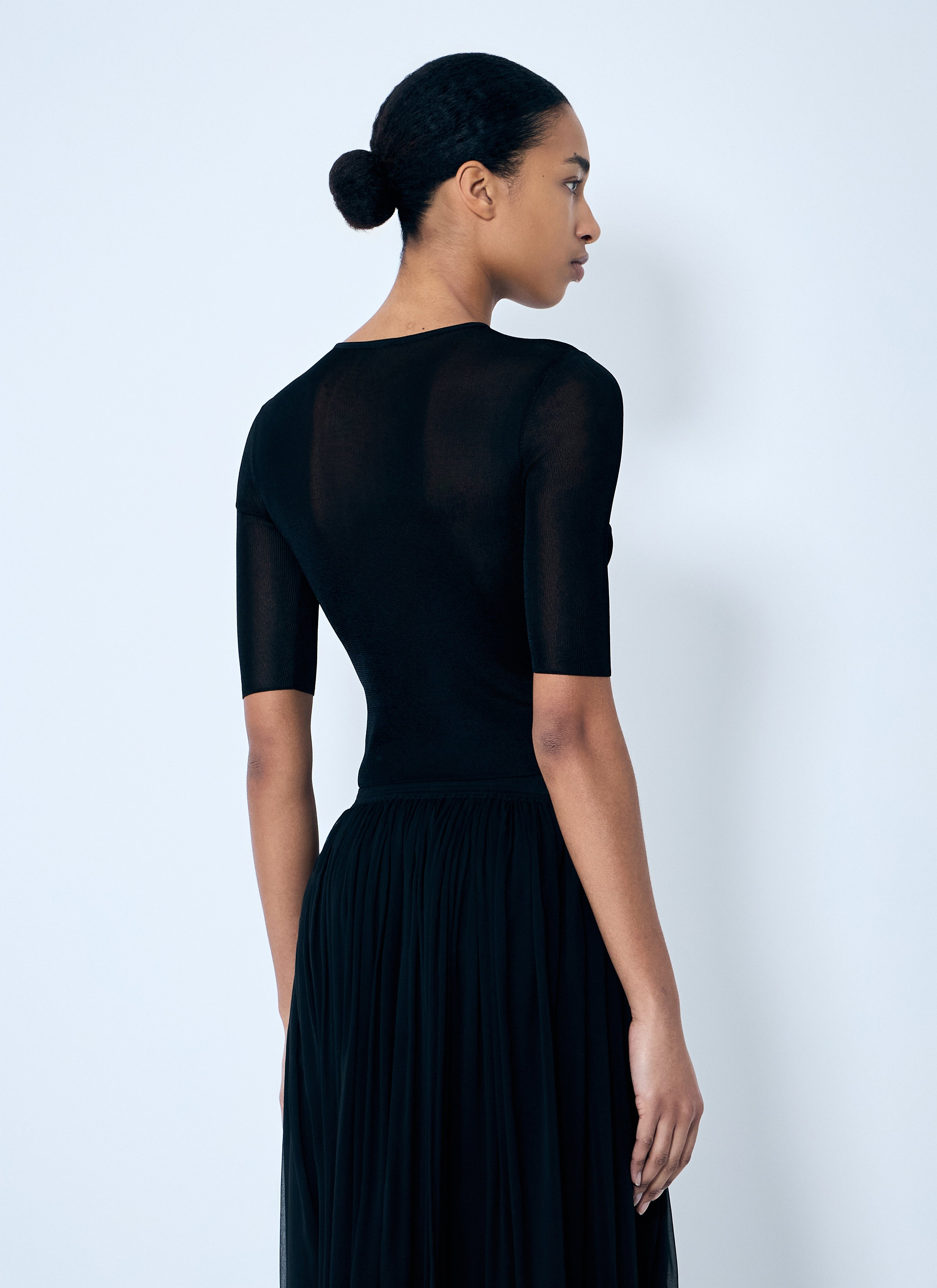 Saint Laurent Women Cassandre Knit Top by Luosophy
