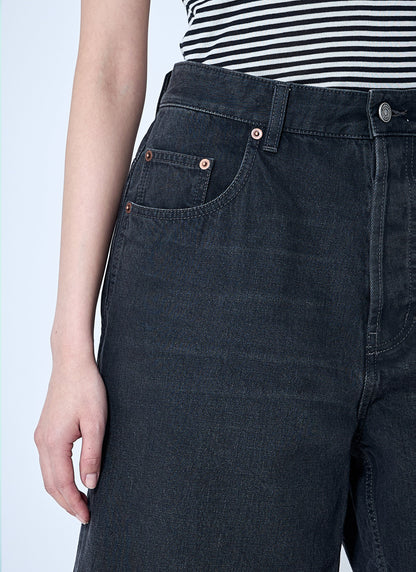 Saint Laurent Women Denim Shorts by Luosophy